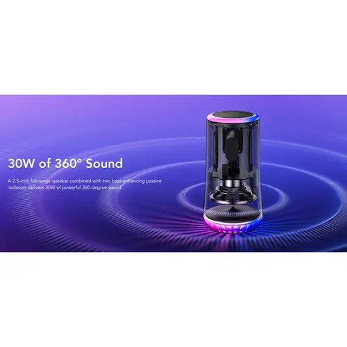 اسپیکر بلوتوثی قابل حمل انکر مدل Glow A3166011 (7)